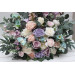 Pastel Standing Wedding Flowers – Turquoise, Lilac, Blush Pink & White Aisle Décor