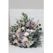 Pastel Standing Wedding Flowers – Turquoise, Lilac, Blush Pink & White Aisle Décor