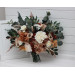 Rust, Terracotta & Bridal Bouquet Set – Faux Wedding Flowers for Rustic & Boho Brides