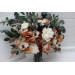 Rust, Terracotta & Bridal Bouquet Set – Faux Wedding Flowers for Rustic & Boho Brides