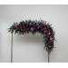 Jewel-Tone Wedding Arch Flowers – Emerald, Purple, Magenta, Teal & Navy Faux Florals