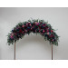 Jewel-Tone Wedding Arch Flowers – Emerald, Purple, Magenta, Teal & Navy Faux Florals