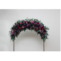 Jewel-Tone Wedding Arch Flowers – Emerald, Purple, Magenta, Teal & Navy Faux Florals