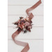 Beige, Terracotta, Blush Pink & Dusty Rose Boutonnieres & Wrist Corsages – Faux Wedding Accessories