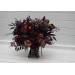 Moody Wedding Bouquet – Faux Bridal Flowers in Purple, Black & Dusty Rose