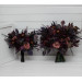 Moody Wedding Bouquet – Faux Bridal Flowers in Purple, Black & Dusty Rose
