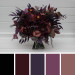 Moody Wedding Bouquet – Faux Bridal Flowers in Purple, Black & Dusty Rose