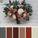 Rust, Terracotta & Bridal Bouquet Set – Faux Wedding Flowers for Rustic & Boho Brides
