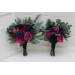 Jewel-Tone Wedding Bouquets – Faux Bridal & Bridesmaid Flowers in Deep Rich Colors