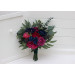 Jewel-Tone Wedding Bouquets – Faux Bridal & Bridesmaid Flowers in Deep Rich Colors
