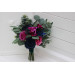 Jewel-Tone Wedding Bouquets – Faux Bridal & Bridesmaid Flowers in Deep Rich Colors