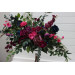 Jewel-Tone Standing Flowers – Faux Aisle Décor in Navy, Magenta & Emerald