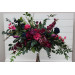 Jewel-Tone Standing Flowers – Faux Aisle Décor in Navy, Magenta & Emerald