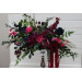 Jewel-Tone Standing Flowers – Faux Aisle Décor in Navy, Magenta & Emerald