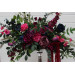 Jewel-Tone Standing Flowers – Faux Aisle Décor in Navy, Magenta & Emerald