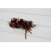Purple, Burgundy, Beige & Cinnamon Flower Comb – Faux Floral Hairpiece for Bride or Bridesmaid