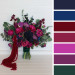 Jewel-Tone Wedding Bouquets – Faux Bridal & Bridesmaid Flowers in Deep Rich Colors