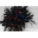 Gothic Wedding Bouquet – Purple, Black, Blue & Burgundy Dark Moody Flowers