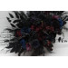 Gothic Wedding Bouquet – Purple, Black, Blue & Burgundy Dark Moody Flowers