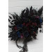 Gothic Wedding Bouquet – Purple, Black, Blue & Burgundy Dark Moody Flowers