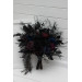 Gothic Wedding Bouquet – Purple, Black, Blue & Burgundy Dark Moody Flowers