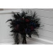 Gothic Wedding Bouquet – Purple, Black, Blue & Burgundy Dark Moody Flowers