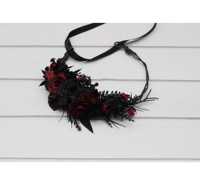 Gothic Wedding Bouquet – Purple, Black, Blue & Burgundy Dark Moody Flowers