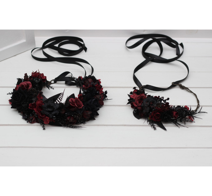 Gothic Wedding Bouquet – Purple, Black, Blue & Burgundy Dark Moody Flowers