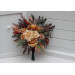 Rust, Burgundy, Cinnamon & Orange Bridesmaid Bouquet – Faux Fall Wedding Flowers