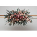 Dusty Rose & Blush Pink Flower Arch Arrangement – Faux Floral Arbor for Weddings