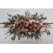 Dusty Rose & Blush Pink Flower Arch Arrangement – Faux Floral Arbor for Weddings