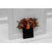 Rust, Burgundy, Brown & Orange Pocket Boutonniere – Warm Faux Floral Accessory