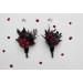 Burgundy, Purple & Black Boutonniere Set – Gothic Wedding Buttonholes