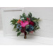 Jewel-Tone Bridesmaid Bouquet – Emerald, Orange, Magenta & Teal Wedding Flowers