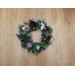 Lantern Wreath Centerpiece – Faux Floral Ring for Wedding Table Decor