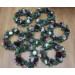 Lantern Wreath Centerpiece – Faux Floral Ring for Wedding Table Decor