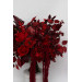 Red & Burgundy Dramatic Bridal Bouquet – Moody Faux Wedding Flowers