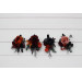 Burgundy, Black, Rust & Dusty Rose Boutonnieres – Moody Wedding Floral Accessories