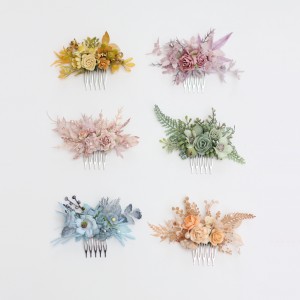 Set of single-color hair combs. Dusty blue, sage green, pale peach, yellow,blush pink and mauve flower clips. Floral hair combs. Hair accessories. Flower accessories for wedding. Bridesmaid gift. 5360-c Set of single-color hair combs. Dusty blue, sage green, pale peach, yellow,blush pink and mauve flower clips. Floral hair combs. Hair accessories. Flower accessories for wedding. Bridesmaid gift. 5360-c