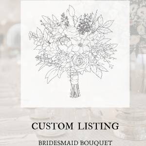 Custom Bridesmaid Bouquet