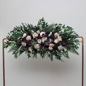 Purple, Blush Pink, Beige, Ivory Arch Arrangement. Ceremony Arch Decor. 5474