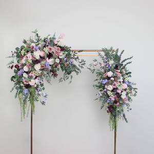  Dusty Rose, Purple, Lilac, Ivory & Blush Pink Wedding Arch Flowers 5492
