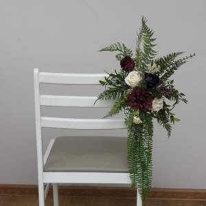 Fern & Floral Wedding Chair Arrangement 5493