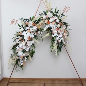 Pampas grass boho arch flowers. Beige white orchid flowers. Floral arch arrangement. Boho wedding. Beach wedding. Archway. 5120 Pampas grass boho arch flowers. Beige white orchid flowers. Floral arch arrangement. Boho wedding. Beach wedding. Archway. 5120